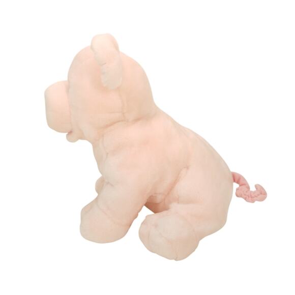 Toys R Us Animal Alley Pink Pig Puppet Plush Animal Toy Sound Oinks Works - Picture 2 of 9